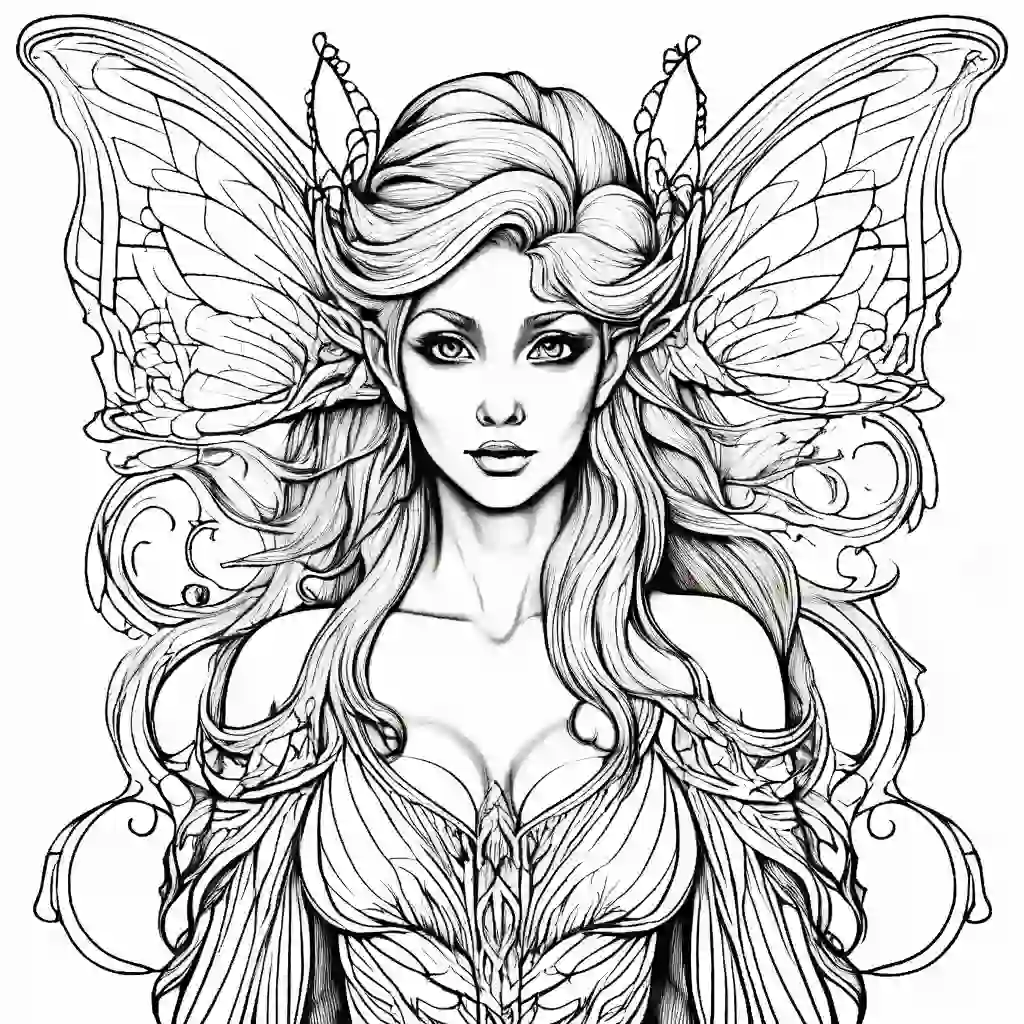 Good Fairy coloring pages